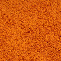 Set di due tappetini da bagno in tessuto arancione 02_0005786