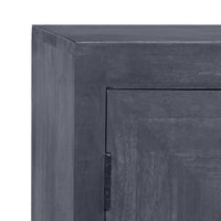 Credenza in Legno Massello di Mango 60x30x76 cm 245909