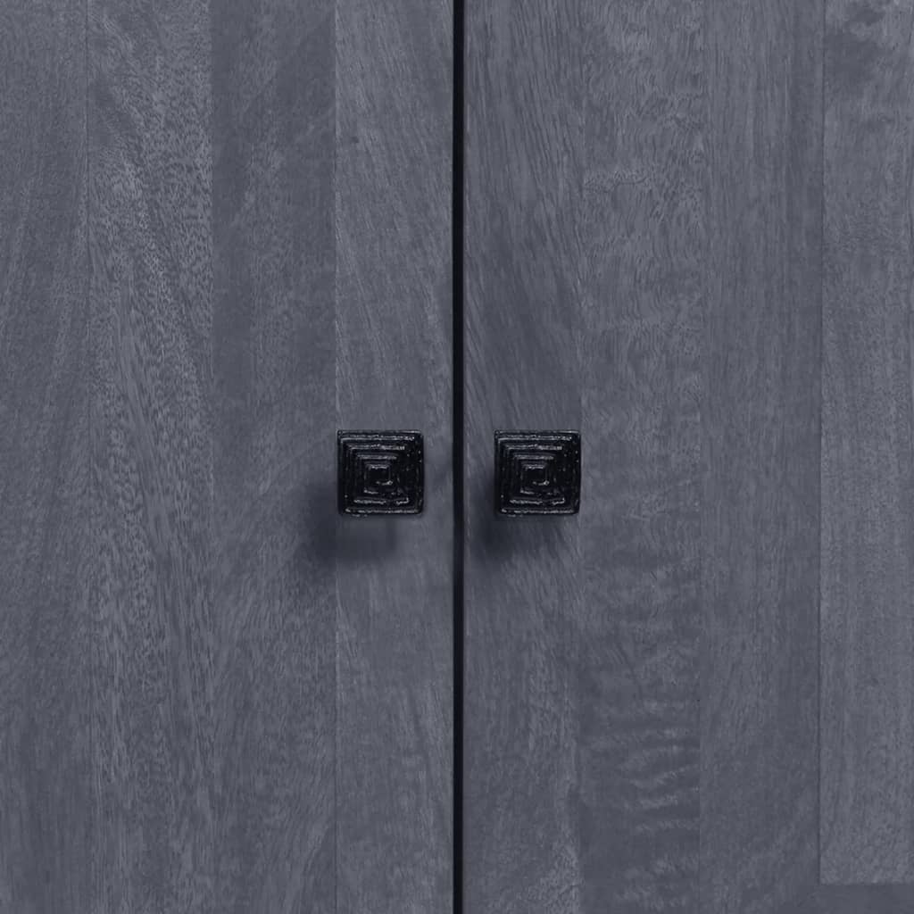 Credenza in Legno Massello di Mango 60x30x76 cm 245909