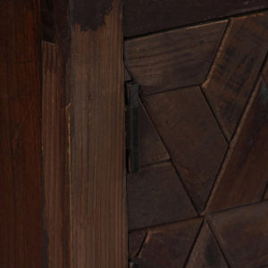 Mobile TV TV buffet dal design pratico in legno massello di recupero 140 cm 2502159