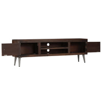 Mobile TV TV buffet dal design pratico in legno massello di recupero 140 cm 2502159