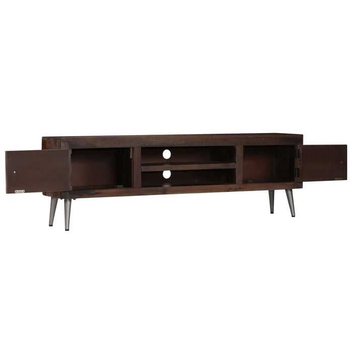 Mobile TV TV buffet dal design pratico in legno massello di recupero 140 cm 2502159