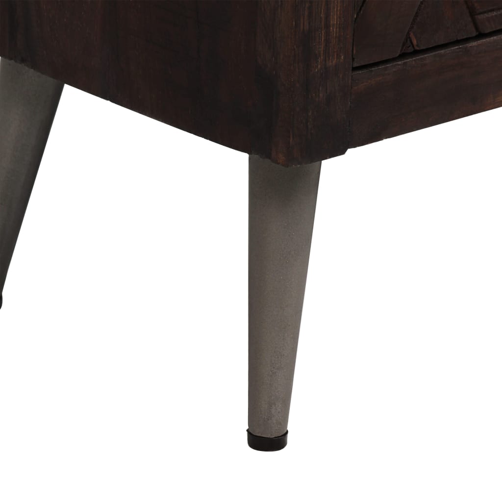 Credenza in Legno Massello di Recupero 60x30x76 cm 245915