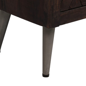 Credenza in Legno Massello di Recupero 60x30x76 cm 245915