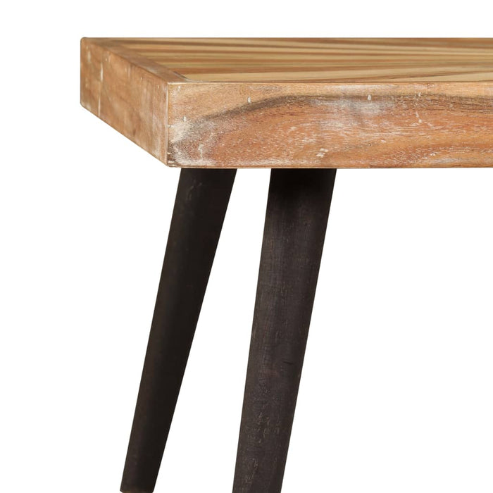 Tavolino da Salotto in Legno Massello di Mango 90x55x36 cm 246163