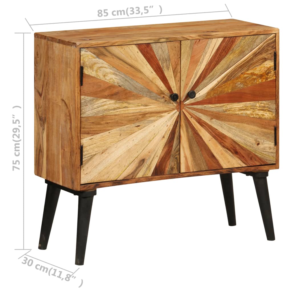 Credenza in Legno Massello di Mango 85x30x75 cm cod mxl 56187