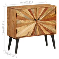 Credenza in Legno Massello di Mango 85x30x75 cm cod mxl 56187