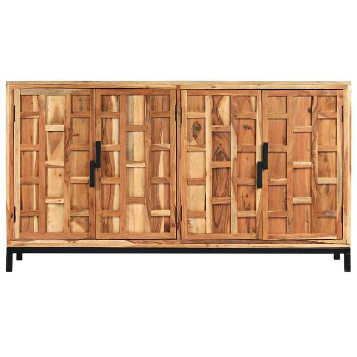 Credenza in Legno Massello di Acacia 145x40x80 cm 246134