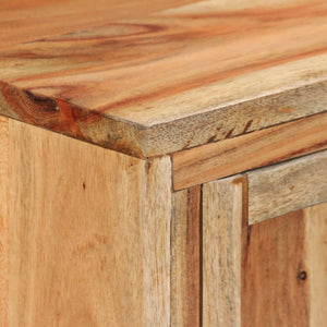 Credenza in Legno Massello di Acacia 145x40x80 cm 246134