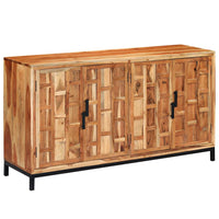 Credenza in Legno Massello di Acacia 145x40x80 cm 246134