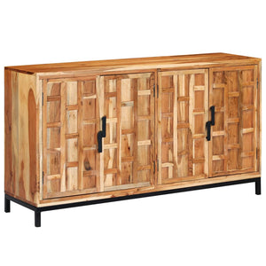 Credenza in Legno Massello di Acacia 145x40x80 cm 246134