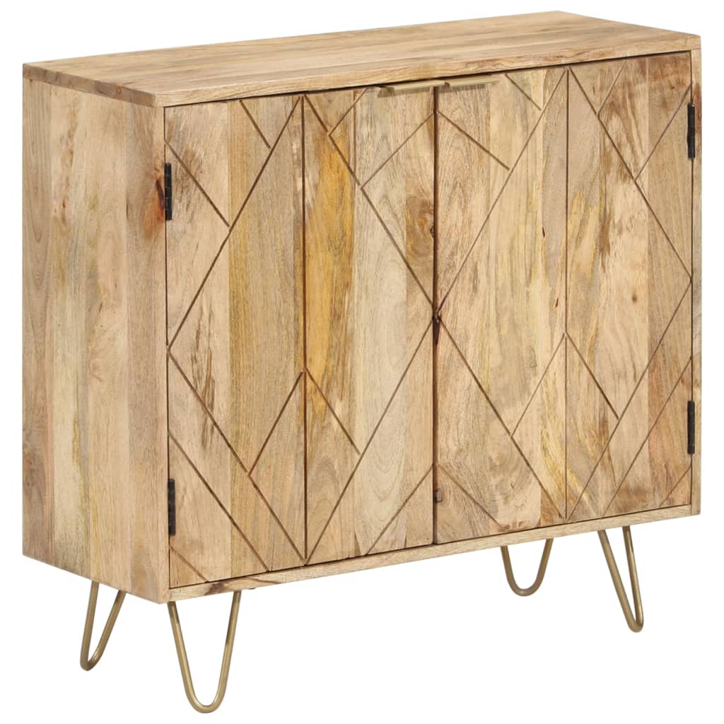 Credenza 80x30x75 cm in Legno Massello di Mango cod mxl 9521