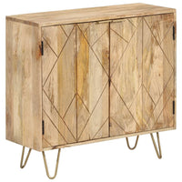 Credenza 80x30x75 cm in Legno Massello di Mango cod mxl 9521