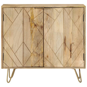 Credenza 80x30x75 cm in Legno Massello di Mango 246155