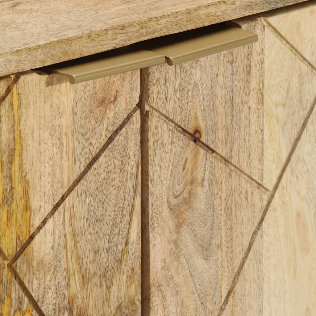 Credenza 80x30x75 cm in Legno Massello di Mango 246155