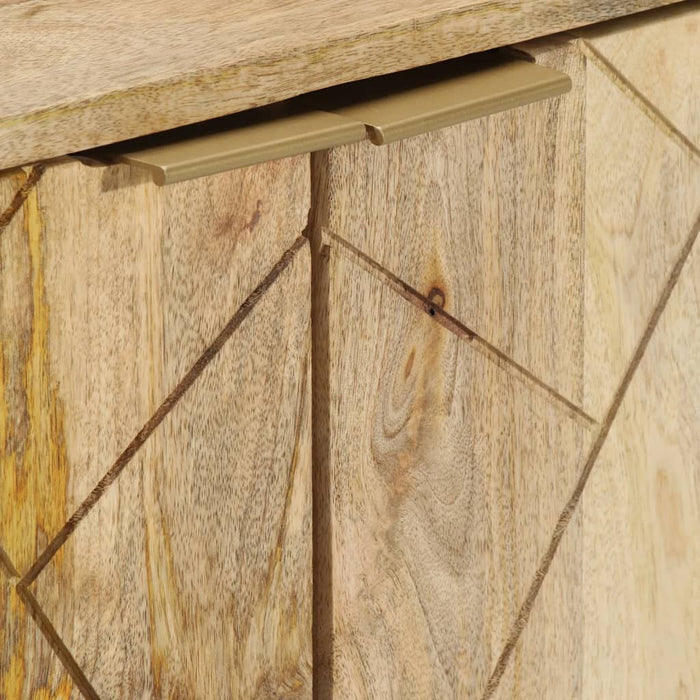 Credenza 80x30x75 cm in Legno Massello di Mango 246155
