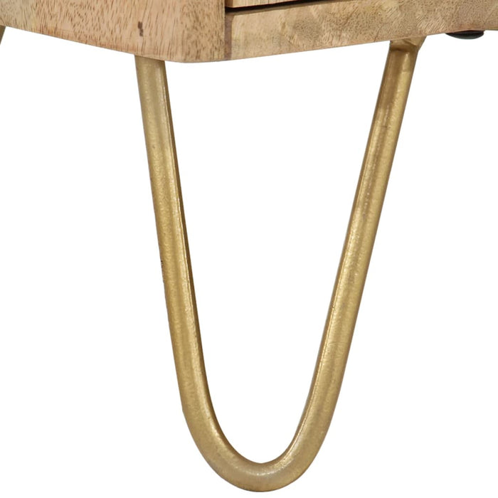 Credenza 80x30x75 cm in Legno Massello di Mango cod mxl 9521