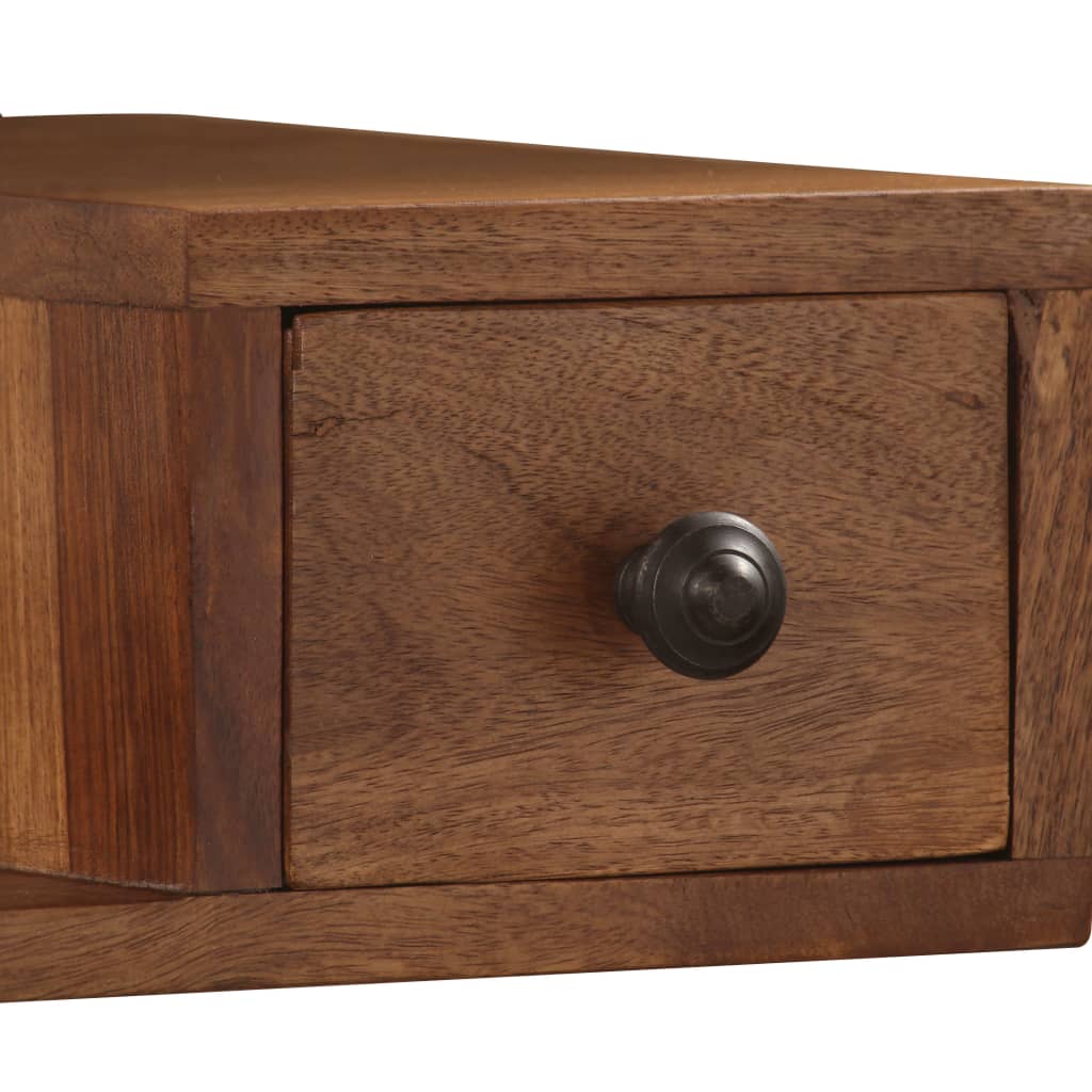 Specchiera con 2 Cassetti in Legno Massello di Acacia 246264