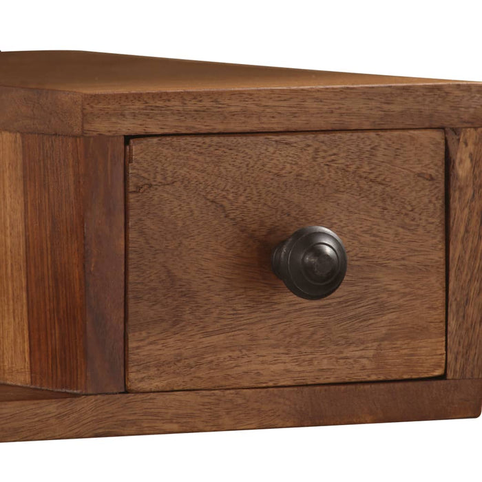 Specchiera con 2 Cassetti in Legno Massello di Acacia 246264