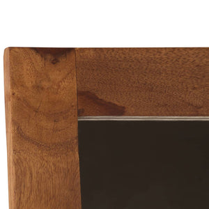 Specchiera con 2 Cassetti in Legno Massello di Acacia 246264