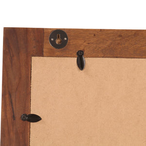 Specchiera con 2 Cassetti in Legno Massello di Acacia 246264