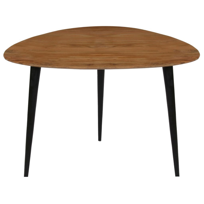 Set Tavolini da CaffÃ¨ 3 pz in Legno Massello d'Acacia cod mxl 13324