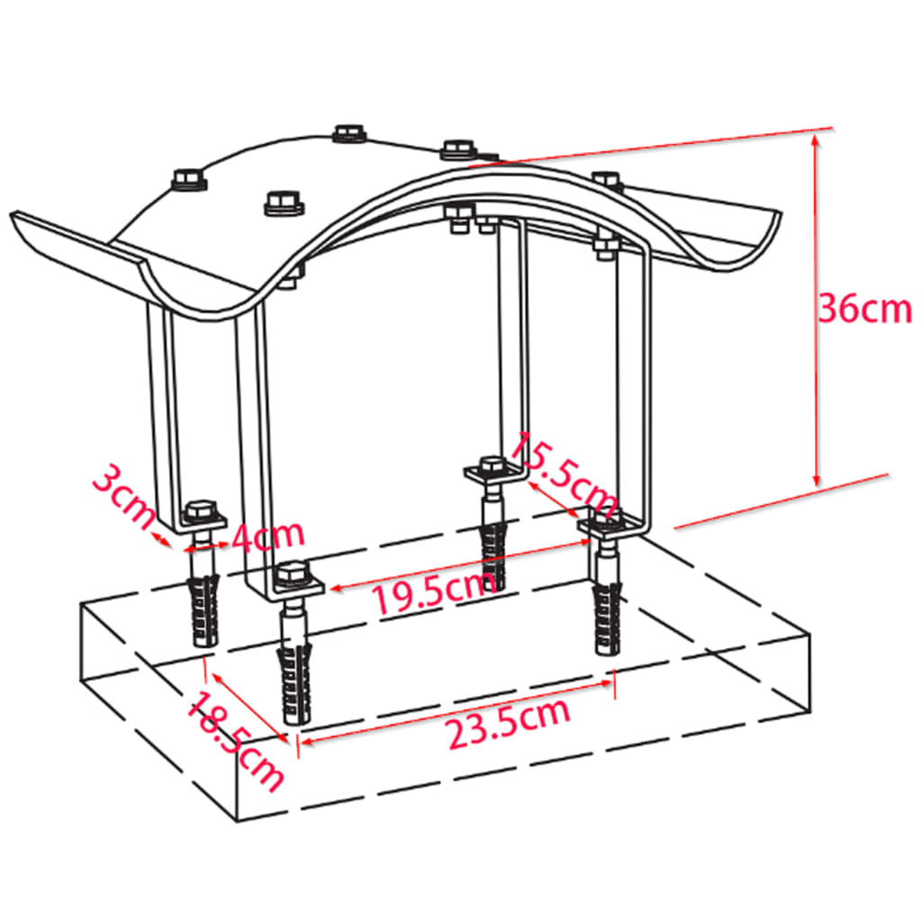 Comignolo per Canna Fumaria in Acciaio Inossidabile Argento 142983