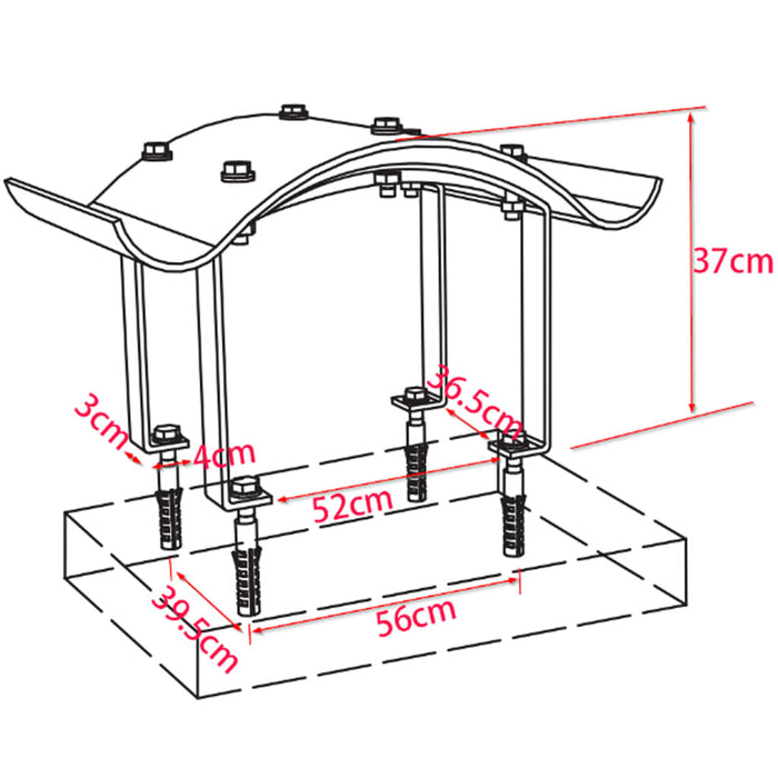 Comignolo per Canna Fumaria in Acciaio Inossidabile Argento 142986