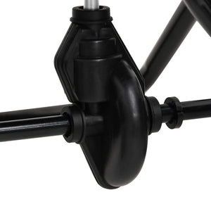 Spargisale a Spinta in PVC e Acciaio 80x46x75 cm 15 L 142965