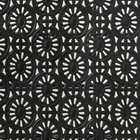 Tavolino da Salotto Pieghevole Vintage Metallo 100x50x45cm Nero 245927