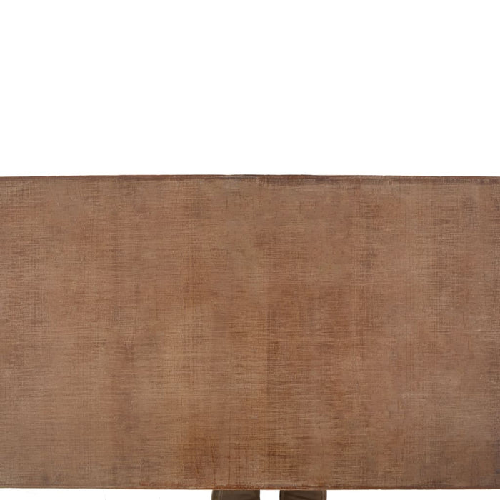 Tavolino da Salotto in Legno di Abete 91x51x38cm Marrone 246119