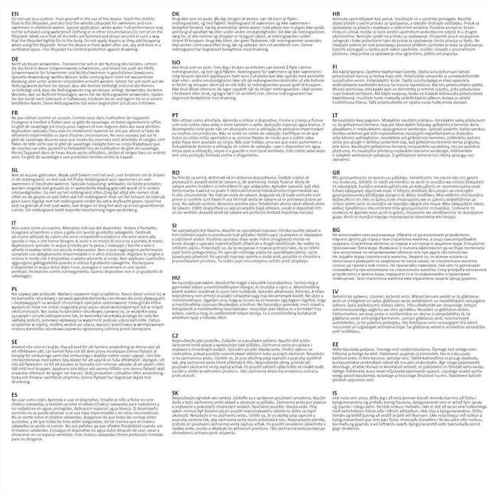 Giubbotti di Salvataggio 4 pz 100 N 60-70 kg 275184