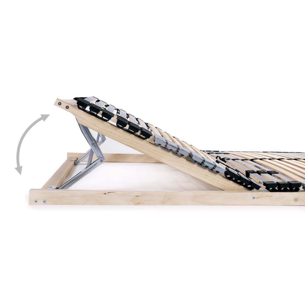 Rete a Doghe 7 Zone senza Materasso con 42 Doghe 120x200 cm 246471