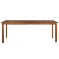 Tavolo da Giardino 200x100x74 cm in Legno Massello di Acacia cod mxl 45689