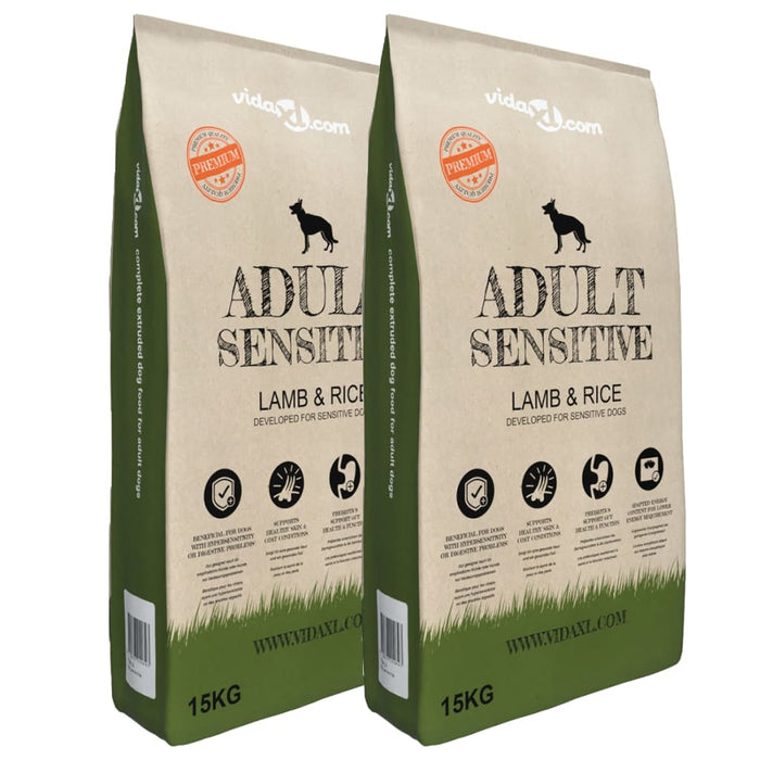 Cibo Secco Cani Premium Adult Sensitive Lamb & Rice 2pz 30kgcod mxl 118010