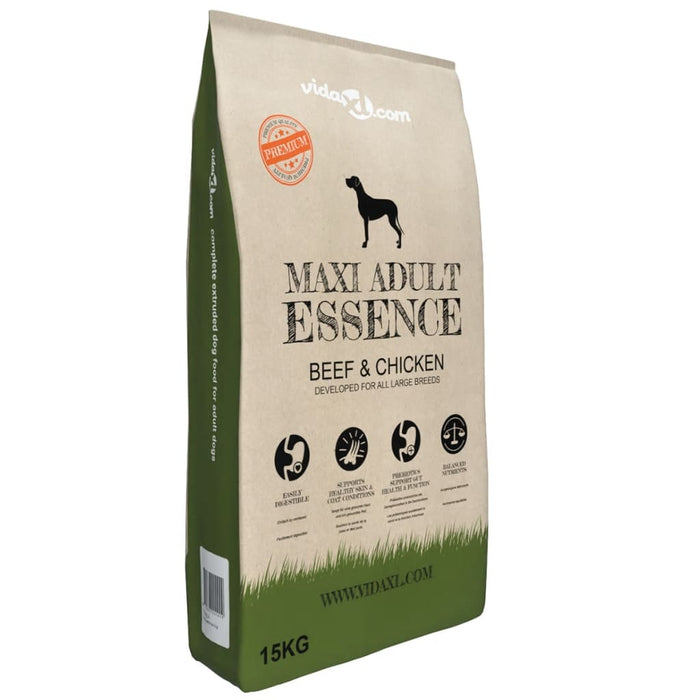 Cibo Premium Cani Maxi Adult Essence Beef & Chicken 2 pz 30kg 275193
