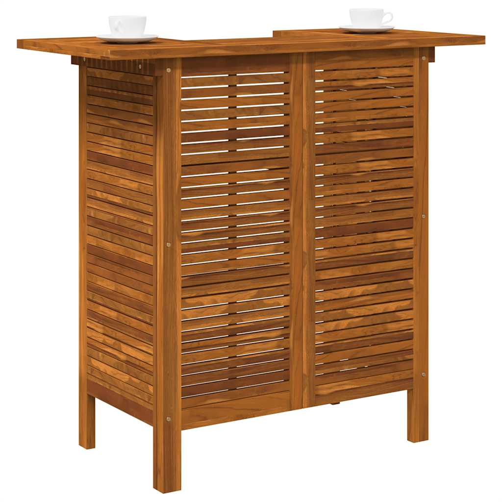 Tavolo da Bar 110x50x105 cm in Legno Massello di Acacia cod mxl 43077