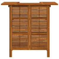 Tavolo da Bar 110x50x105 cm in Legno Massello di Acacia cod mxl 43077
