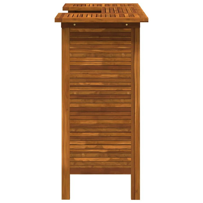 Tavolo da Bar 110x50x105 cm in Legno Massello di Acacia cod mxl 43077