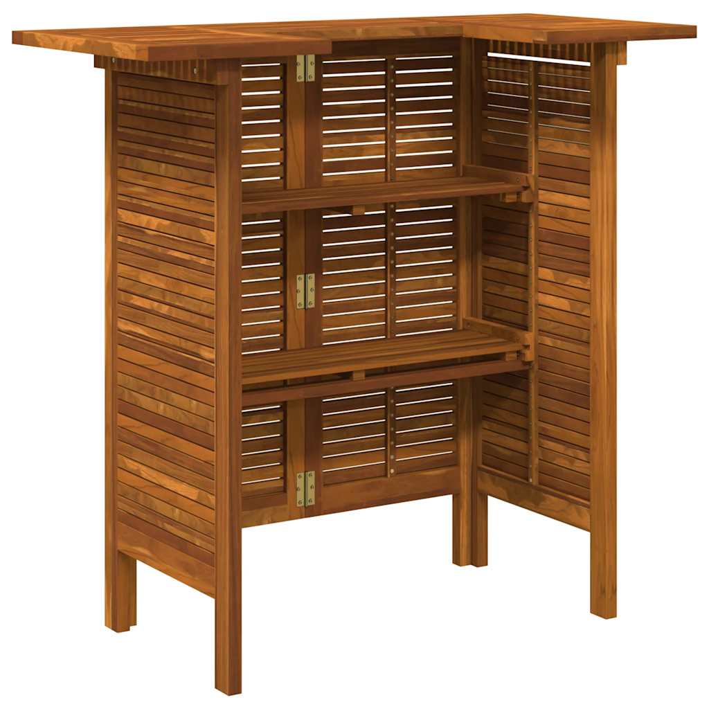 Tavolo da Bar 110x50x105 cm in Legno Massello di Acacia cod mxl 43077