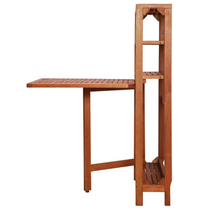 Set da Bistrot 3 pz Pieghevole in Legno Massello di Acacia cod mxl 40535