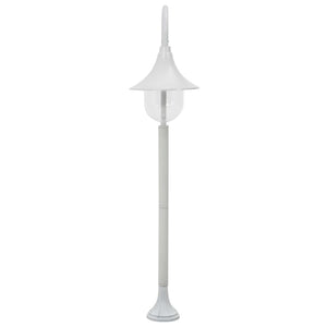 Lampione da Giardino E27 120 cm Alluminio Bianco cod mxl 65961