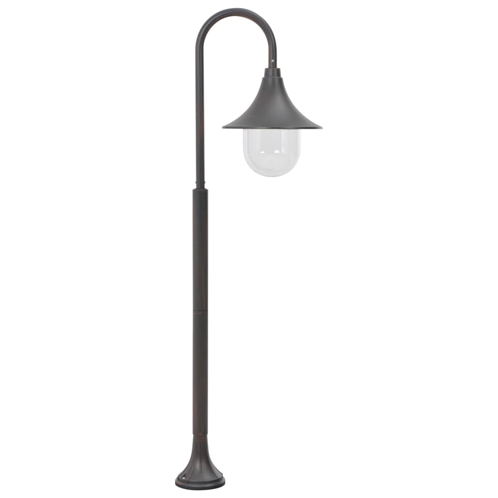 Lampione da Giardino E27 120 cm in Alluminio Bronzo cod mxl 73948