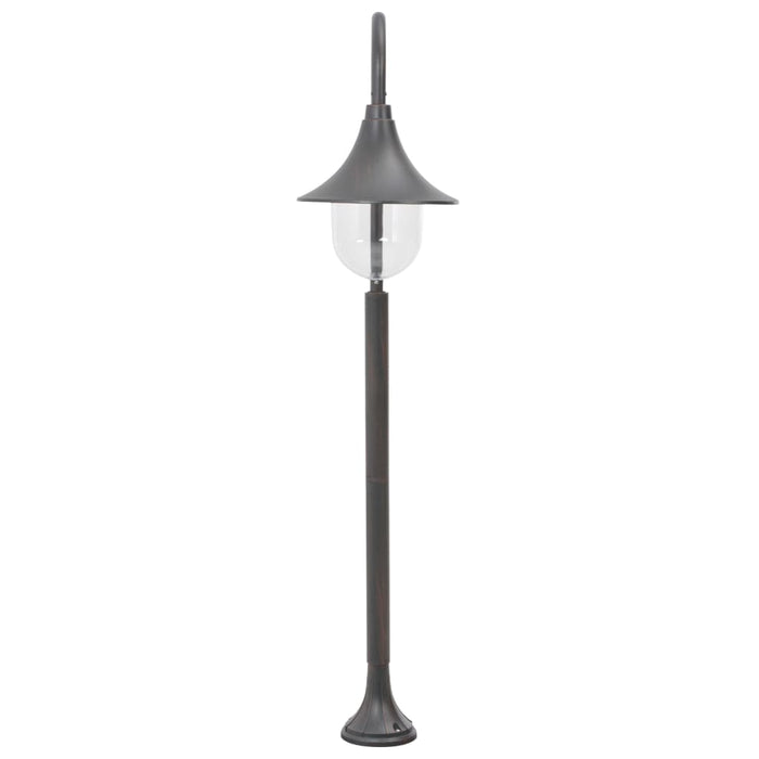 Lampione da Giardino E27 120 cm in Alluminio Bronzo 44211