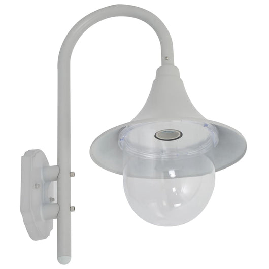 Lampada da Parete da Giardino E27 42 cm in Alluminio Bianco 44212
