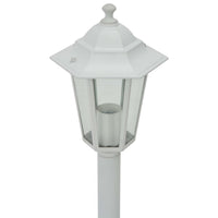 Lampioni da Giardino 6 pz E27 110 cm in Alluminio Bianco 44215