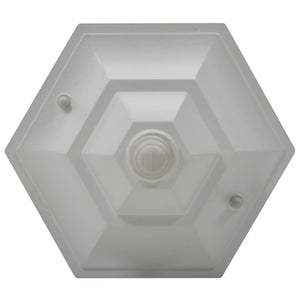 Lampioni da Giardino 6 pz E27 110 cm in Alluminio Bianco 44215