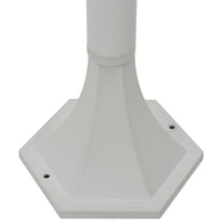 Lampioni da Giardino 6 pz E27 110 cm in Alluminio Bianco 44215