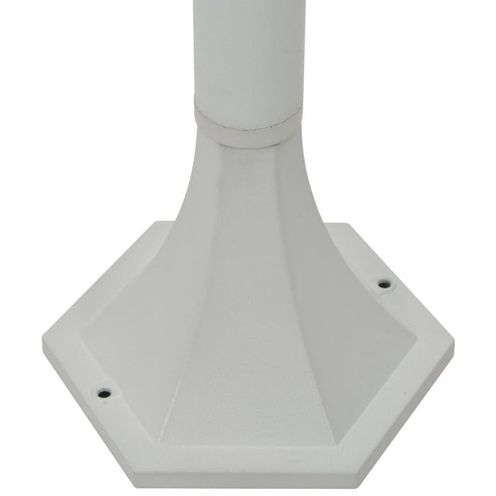Lampioni da Giardino 6 pz E27 110 cm in Alluminio Bianco 44215