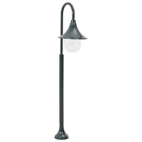 Lampione da Giardino E27 120 cm Alluminio Verde Scuro cod mxl 71071